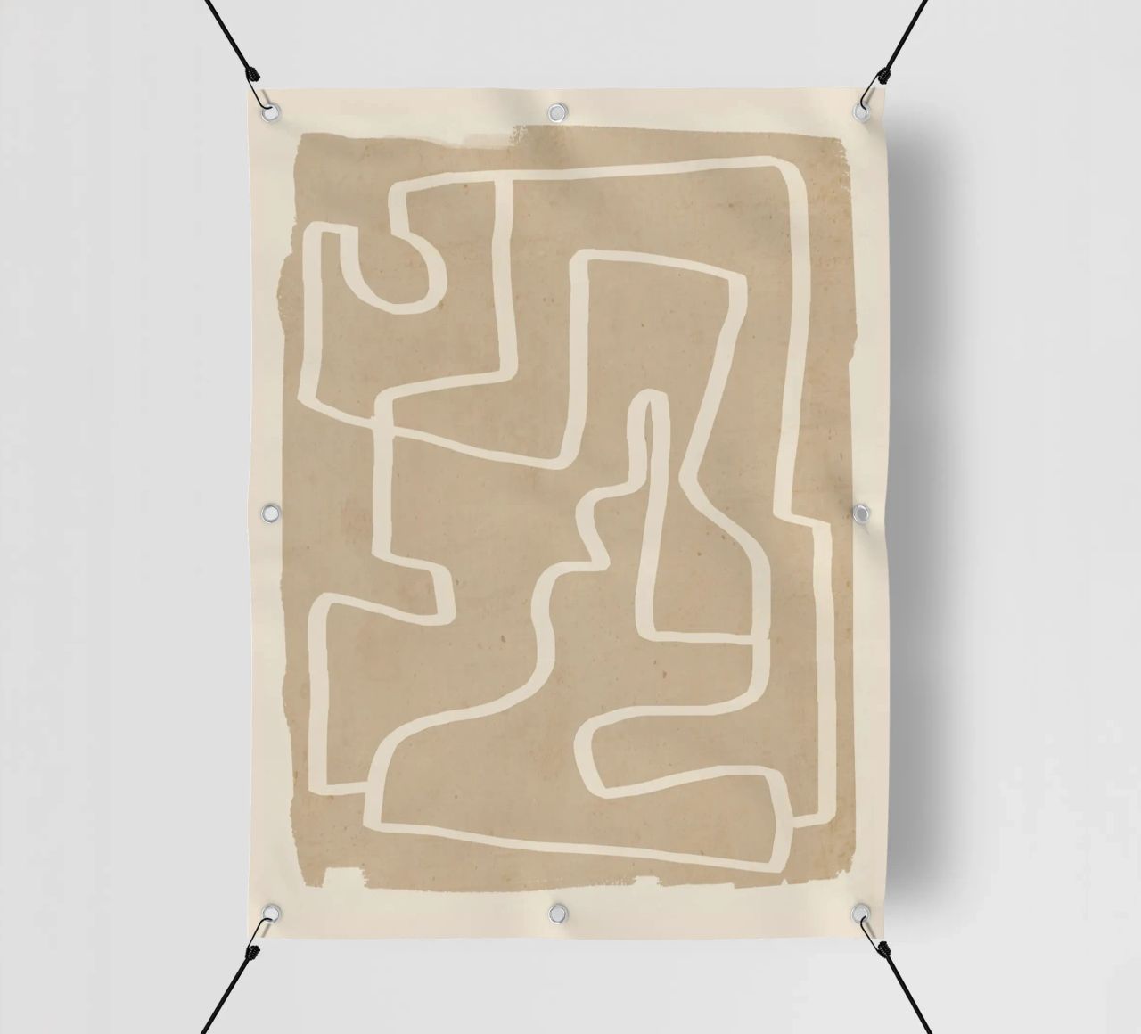 Linea astratta 143 telo in pvc da ThingDesign
