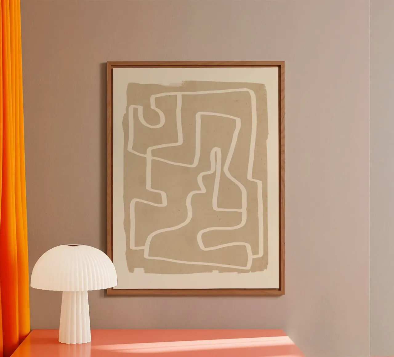 Dessin au trait abstrait 143 panneau forex de ThingDesign