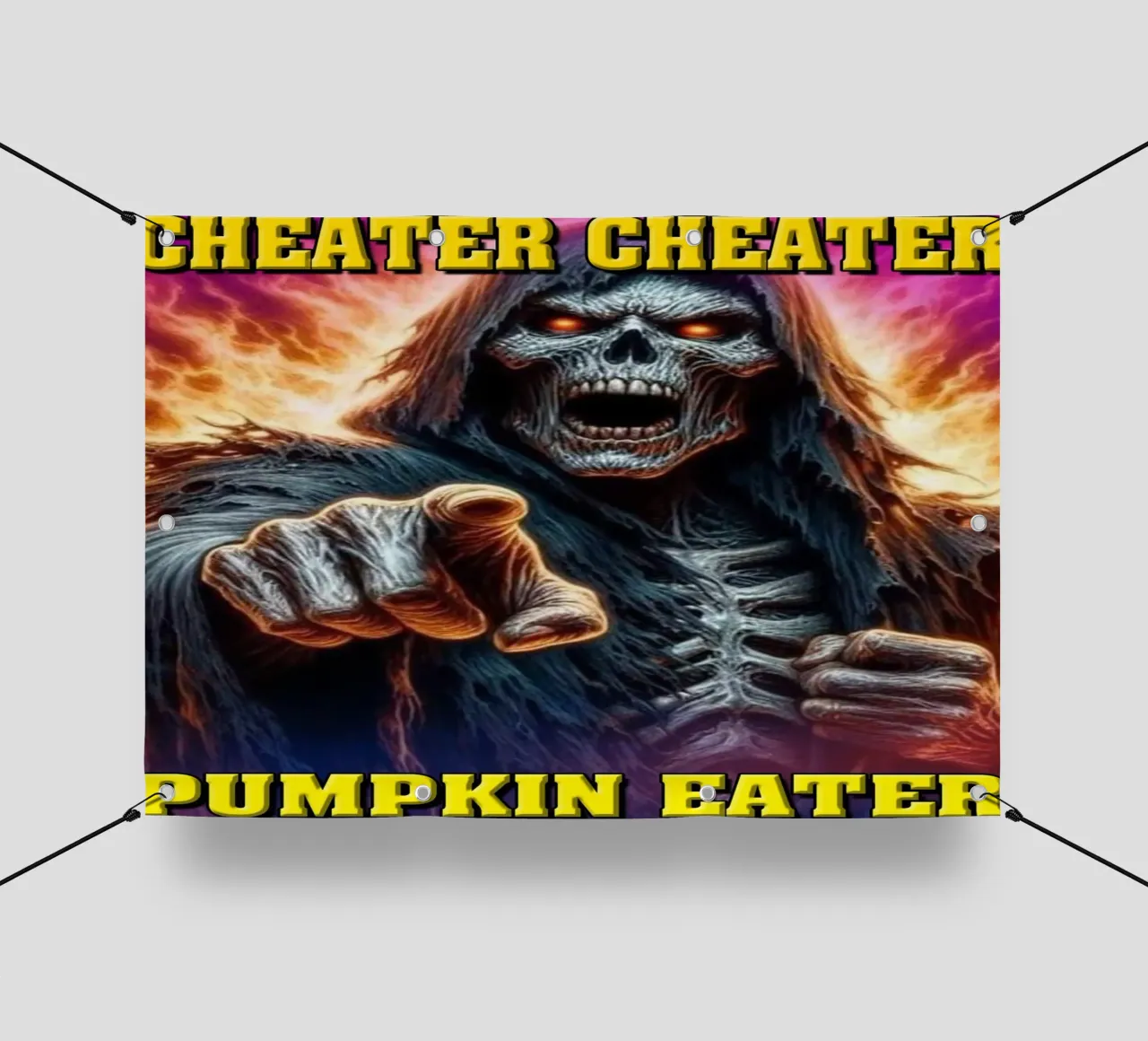 Evil Skeleton Funny Art Design pvc cover by samaras