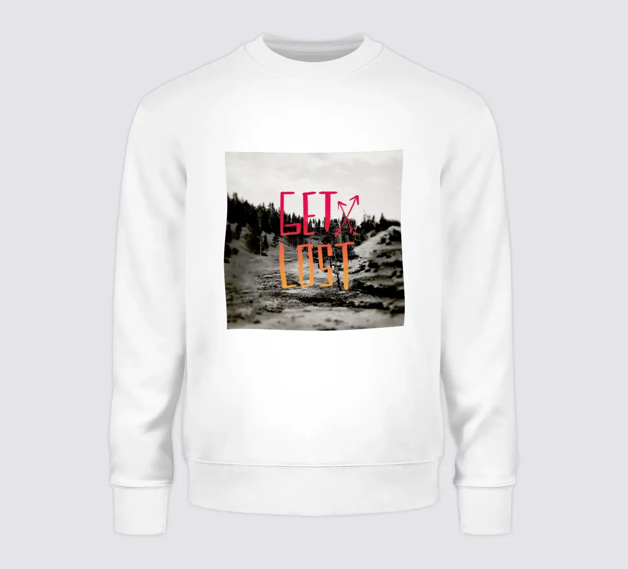 Get Lost - Red sweat de Leah Flores