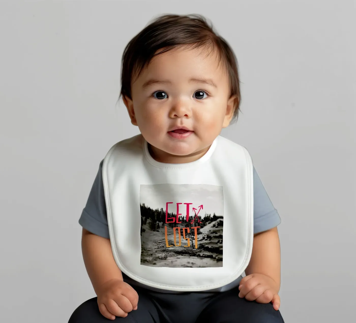 Get Lost - Red bavaglino da Leah Flores