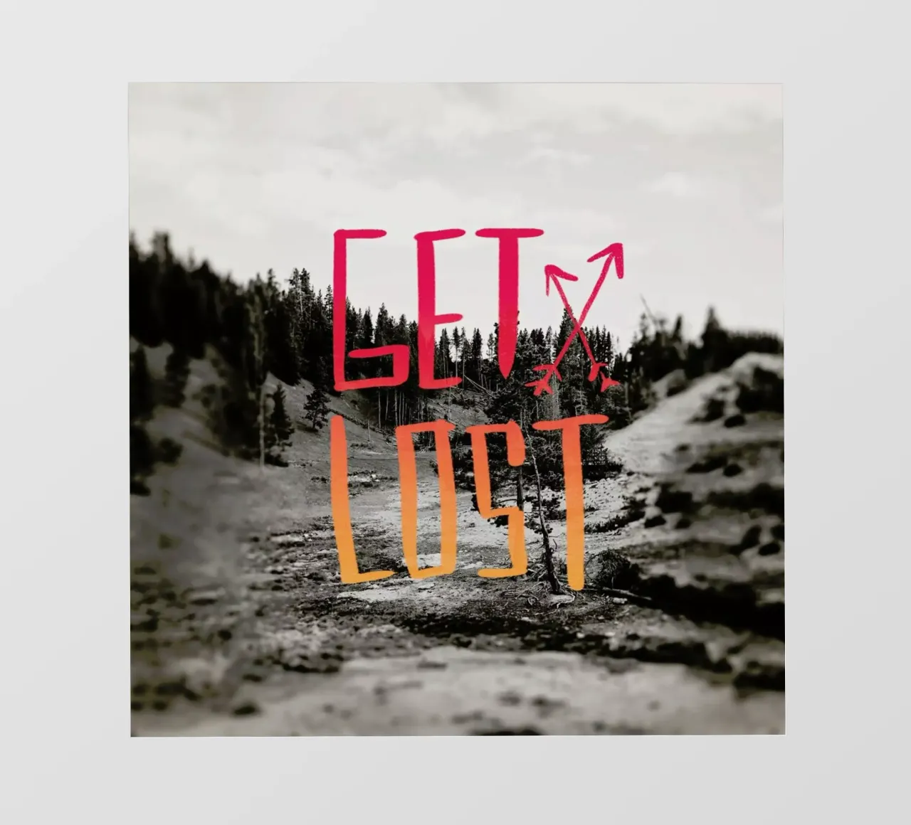 Get Lost - Red telo in pvc da Leah Flores