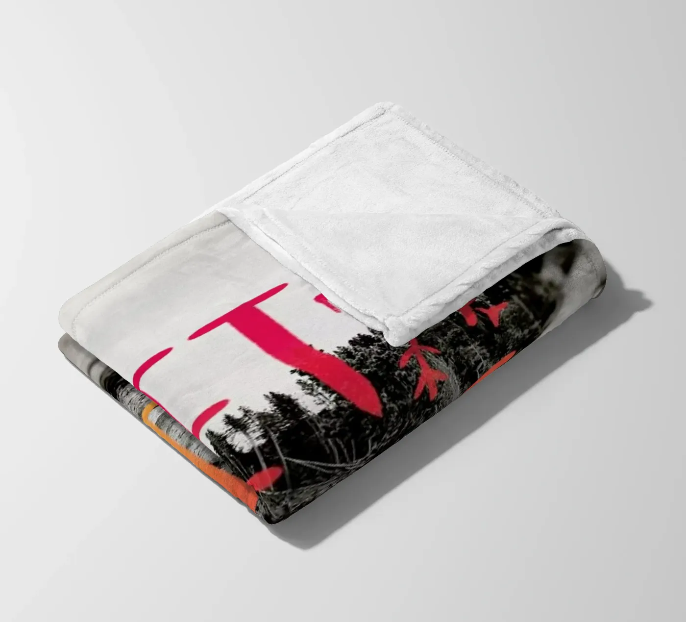 Get Lost - Red fleecedeken van Leah Flores