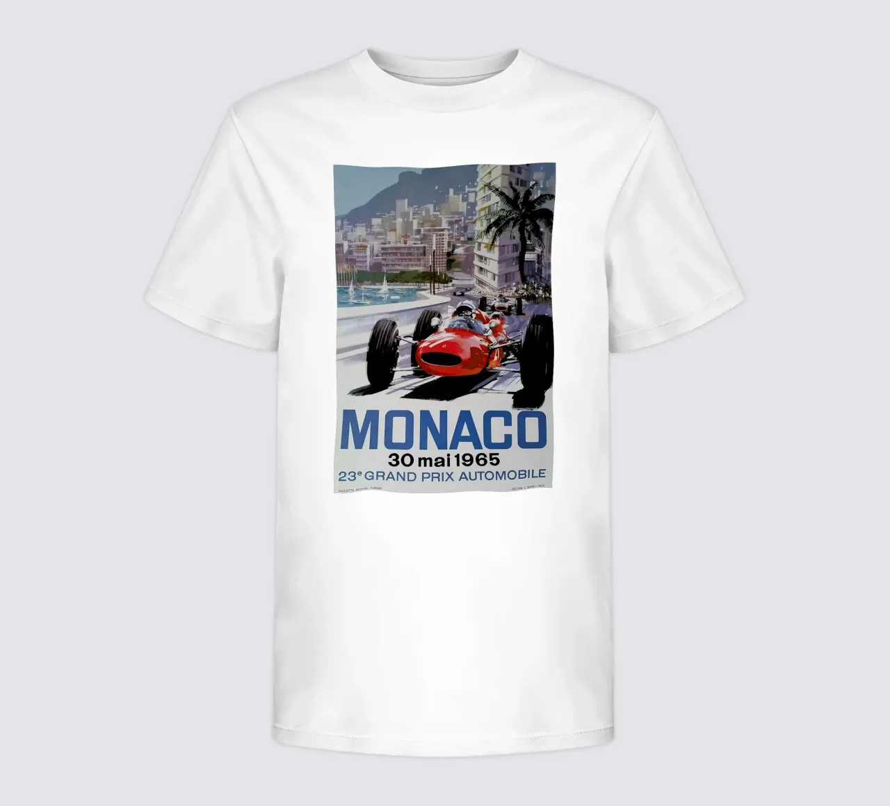 Monaco 1965 Kinder T-Shirt von Gallery Print and Art Limited