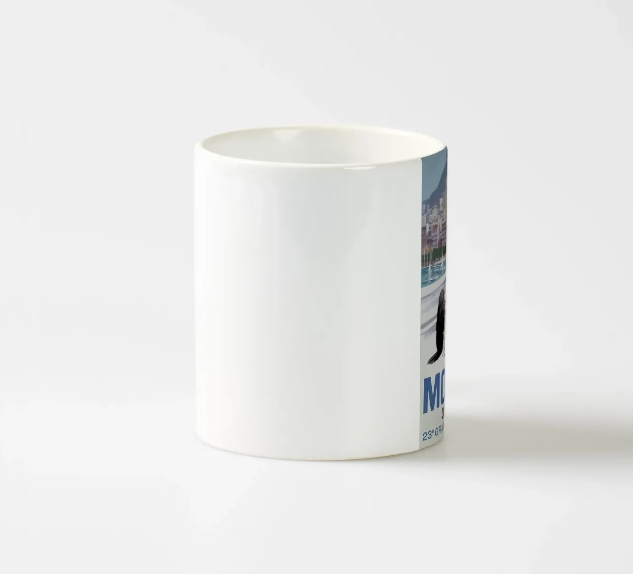 Monaco 1965 ceramic mug by Gallery Print and Art Limited
