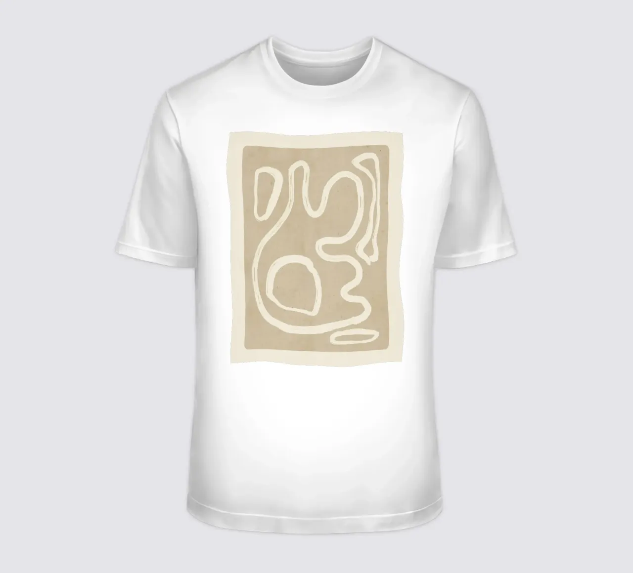 Line art astratta 71 t-shirt da ThingDesign
