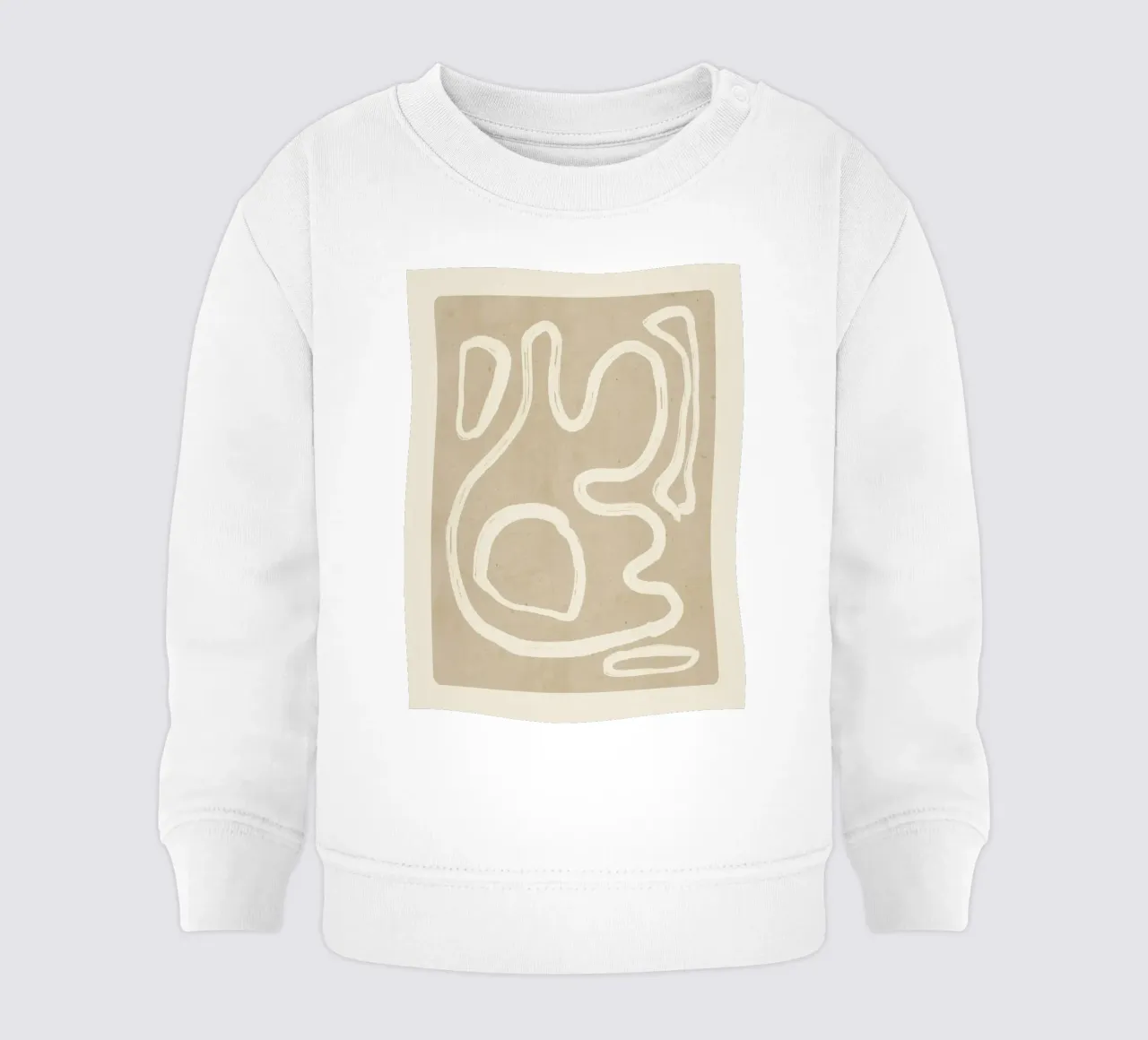Line art astratta 71 felpa neonato da ThingDesign