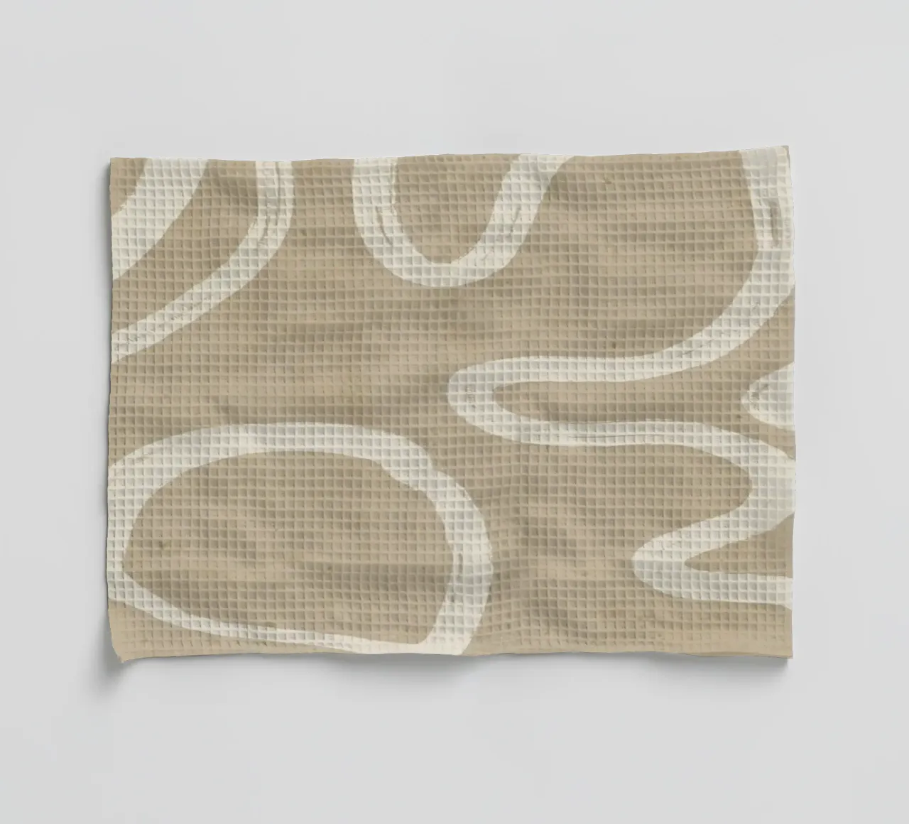 Dessin au trait abstrait 71 torchon de ThingDesign