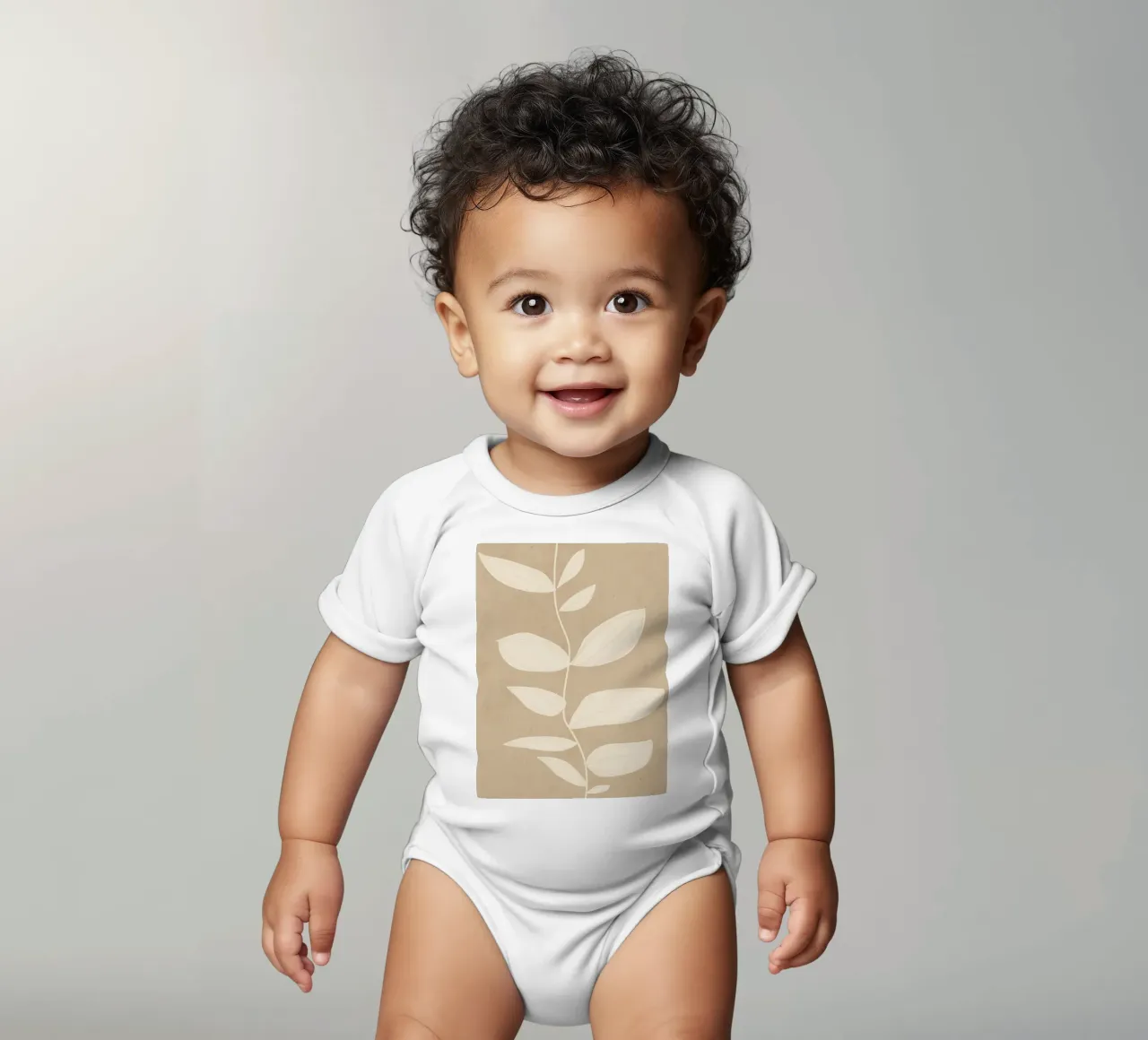 impianto minimo 2a body neonato maniche corte da ThingDesign