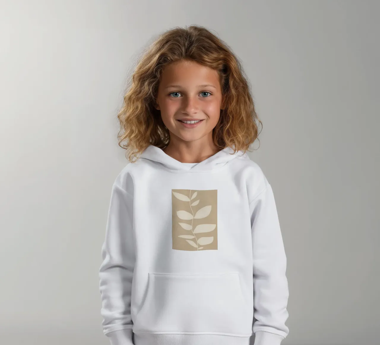 impianto minimo 2a felpa bambino con cappuccio da ThingDesign
