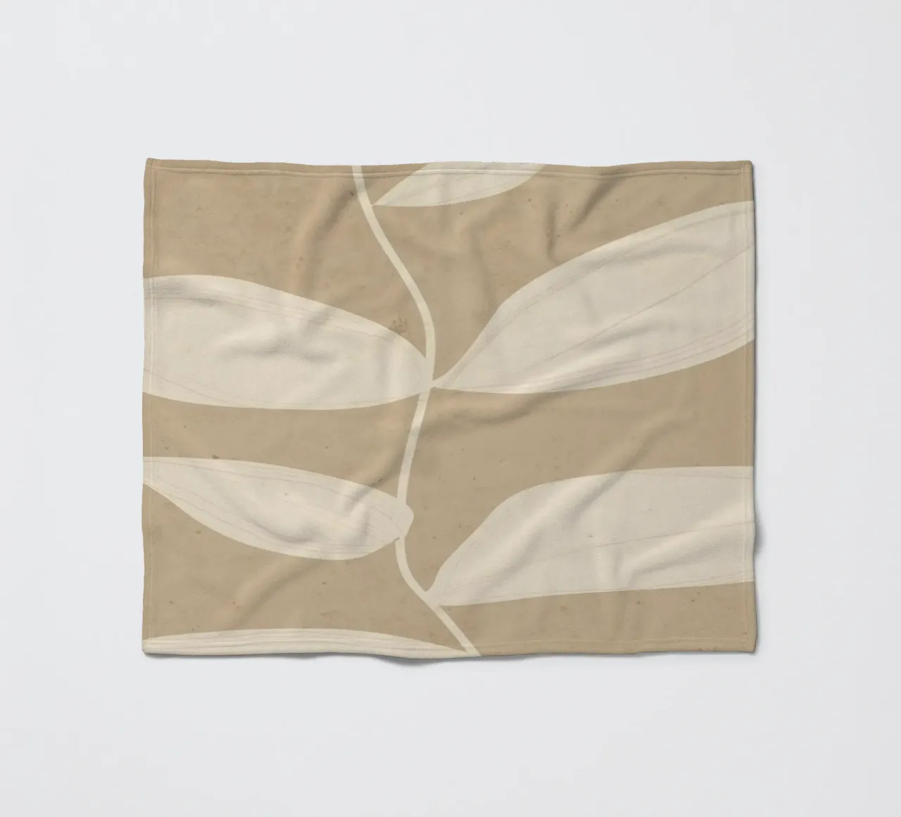 minimal plant 2a fleece blanket by ThingDesign