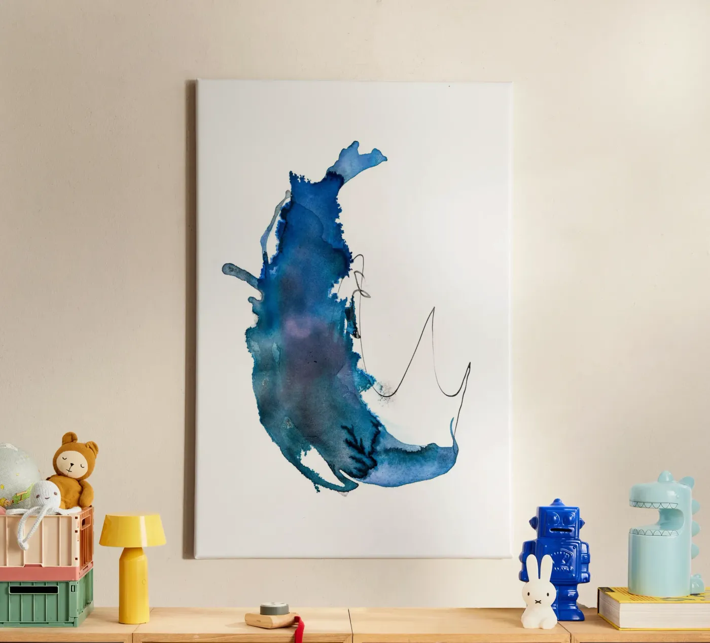 Wave canvas by Klaus with K