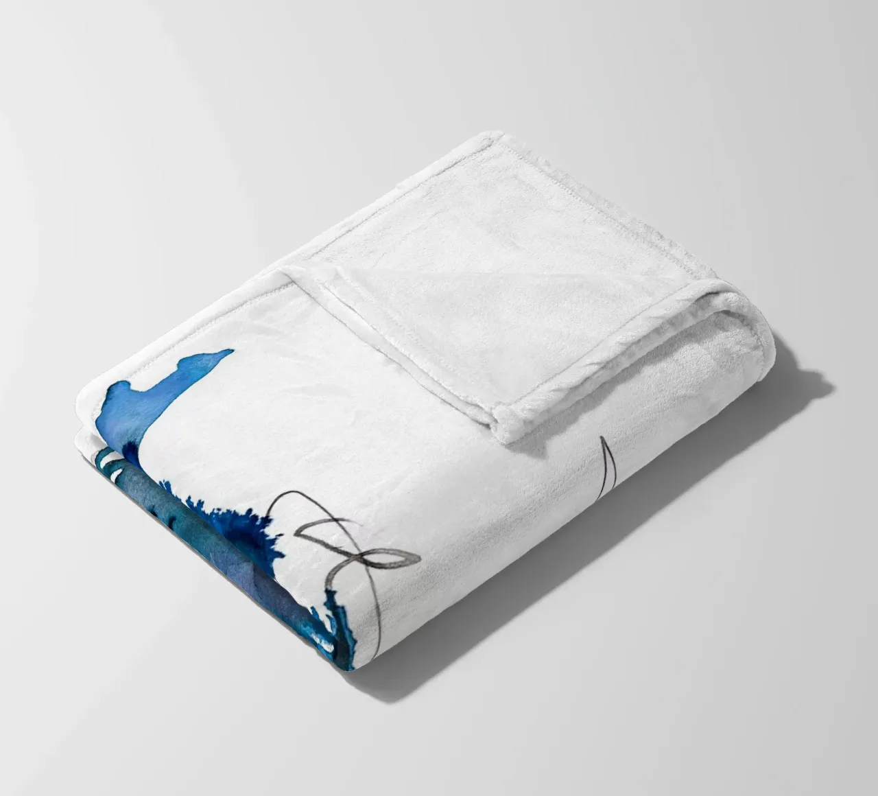 Wave fleece blanket by Klaus with K