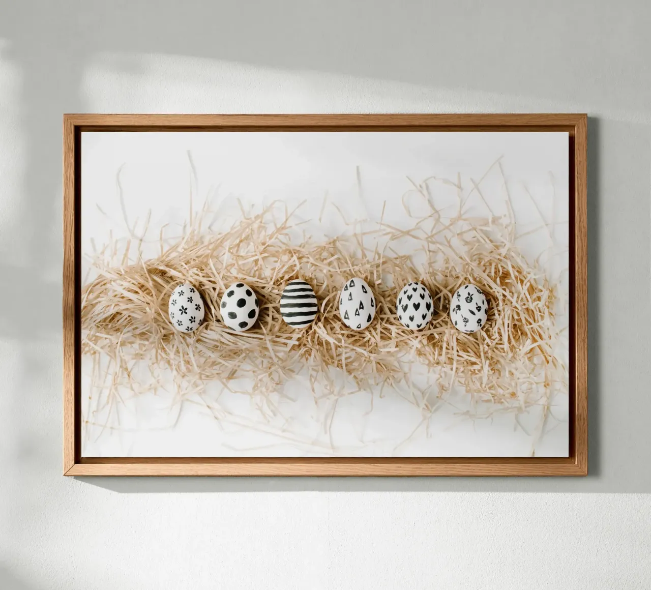 Pastel Nesting canvas met Baklijst van PhotoVibe Decor