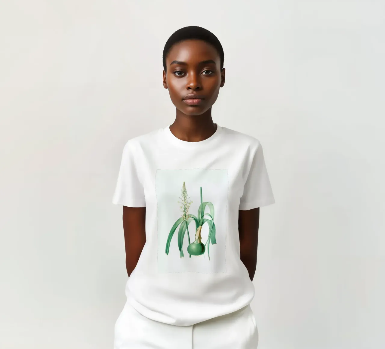 Ornithogalum longibracteatum,  Sea onion - Pierre Joseph t-shirt da Artokoloro Quint Lox Ltd