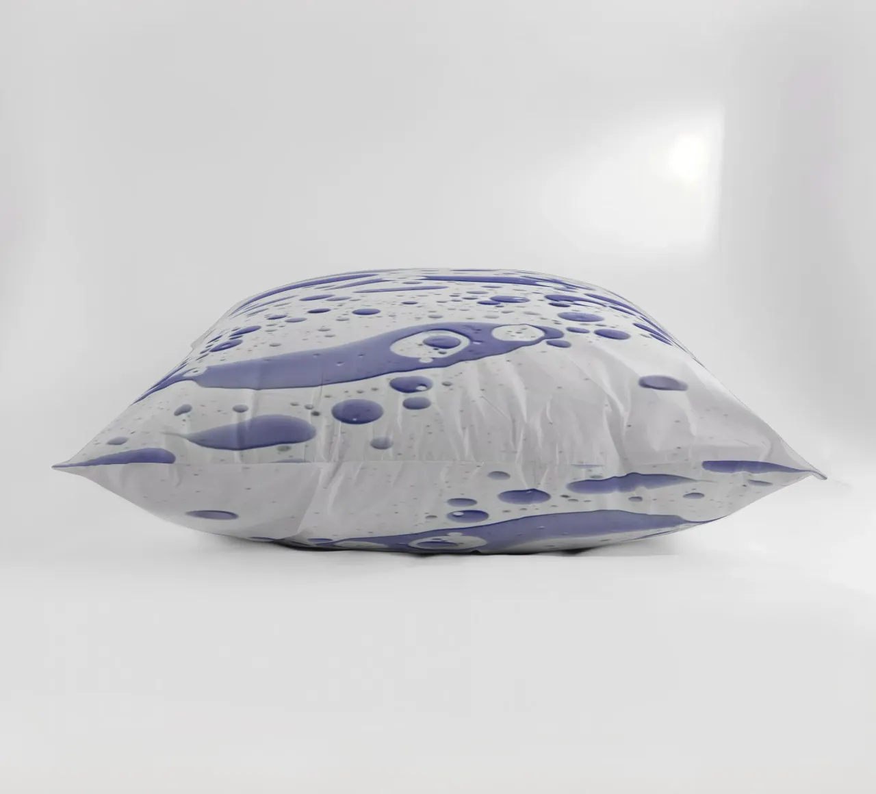 Abstract Color Confetti - Inky Blue cuscino da Studio Nahili