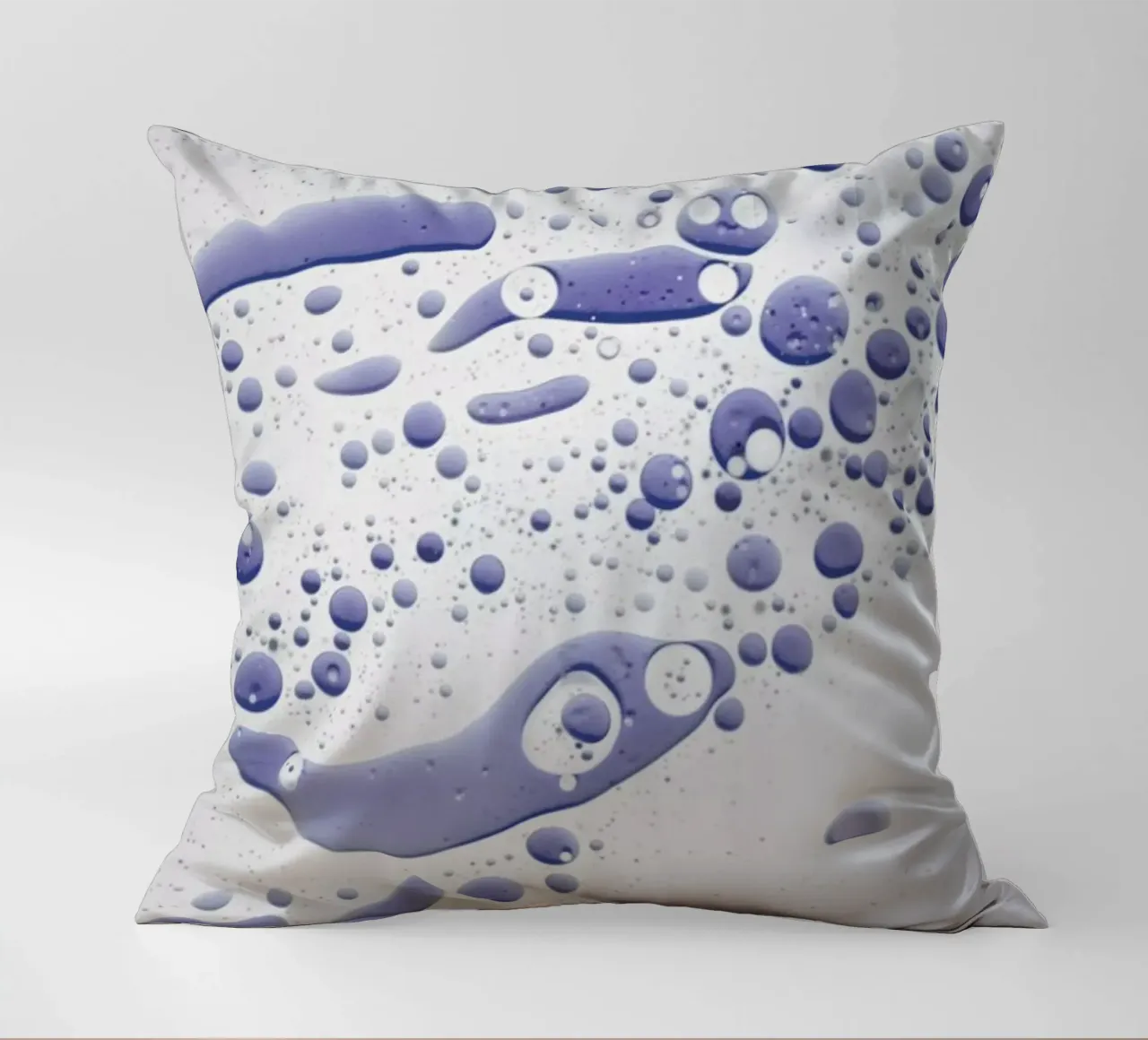 Abstract Color Confetti - Inky Blue cuscino da Studio Nahili
