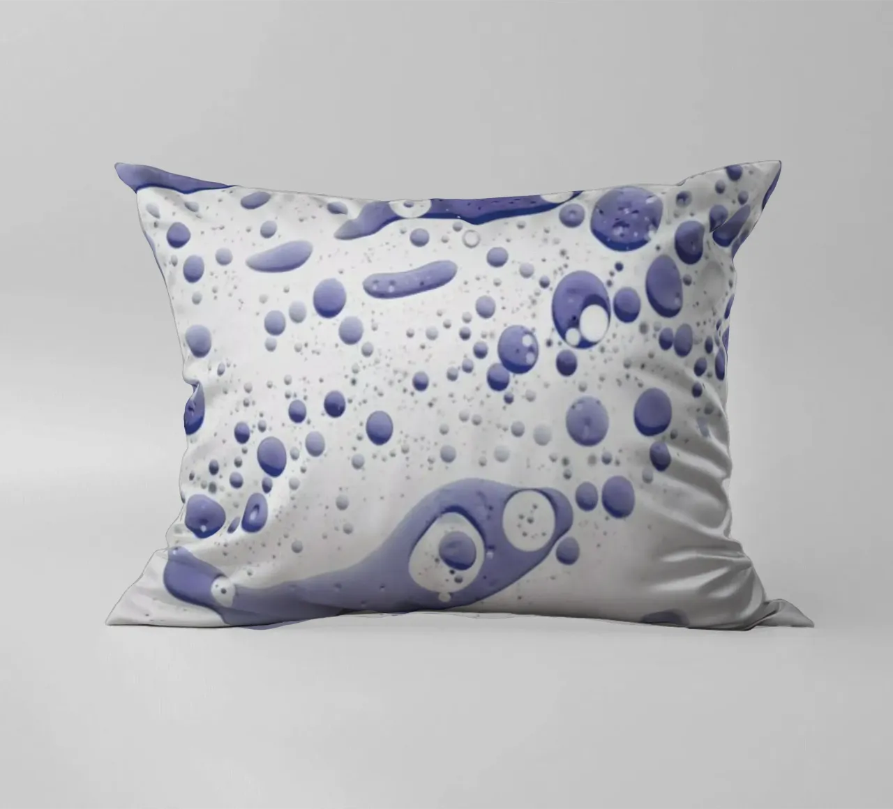 Abstract Color Confetti - Inky Blue cuscino da Studio Nahili