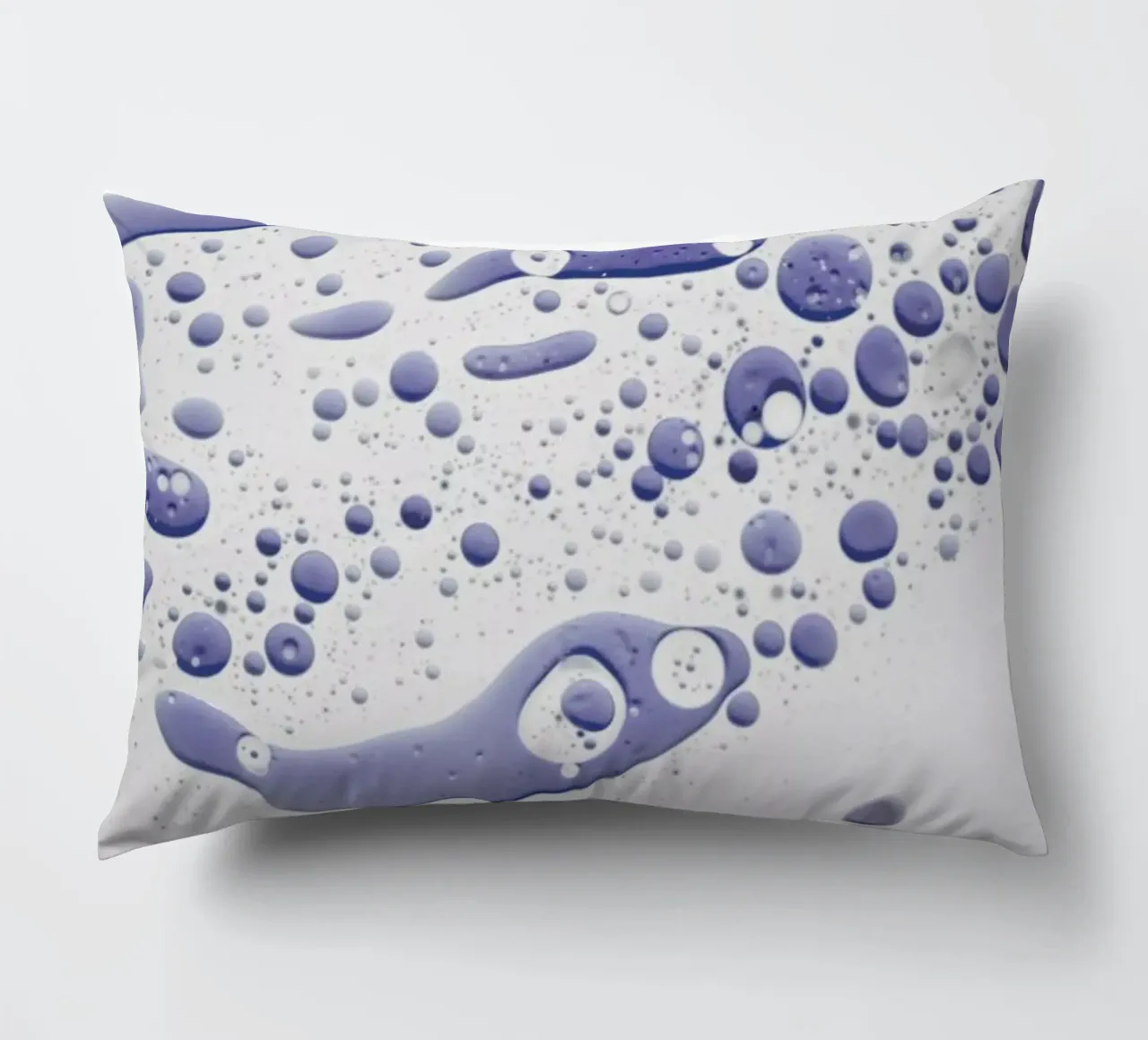 Abstract Color Confetti - Inky Blue cuscino da Studio Nahili