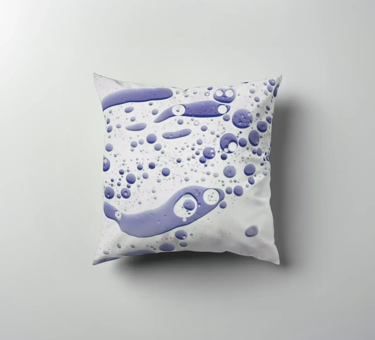 Abstract Color Confetti - Inky Blue cuscino da Studio Nahili
