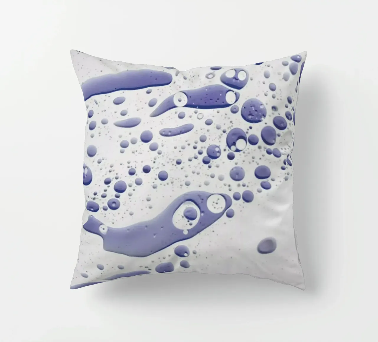 Abstract Color Confetti - Inky Blue cuscino da Studio Nahili