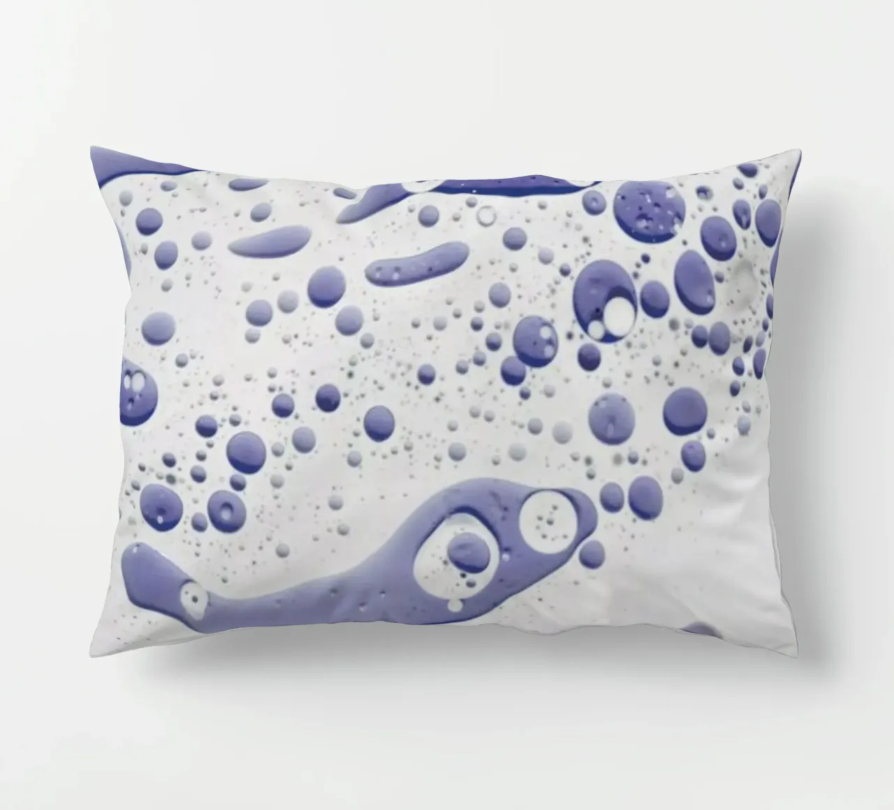 Abstract Color Confetti - Inky Blue cuscino da Studio Nahili