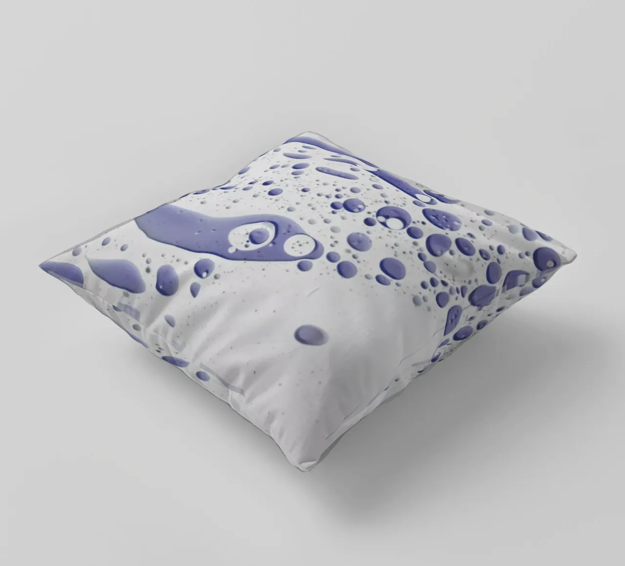Abstract Color Confetti - Inky Blue cuscino da Studio Nahili