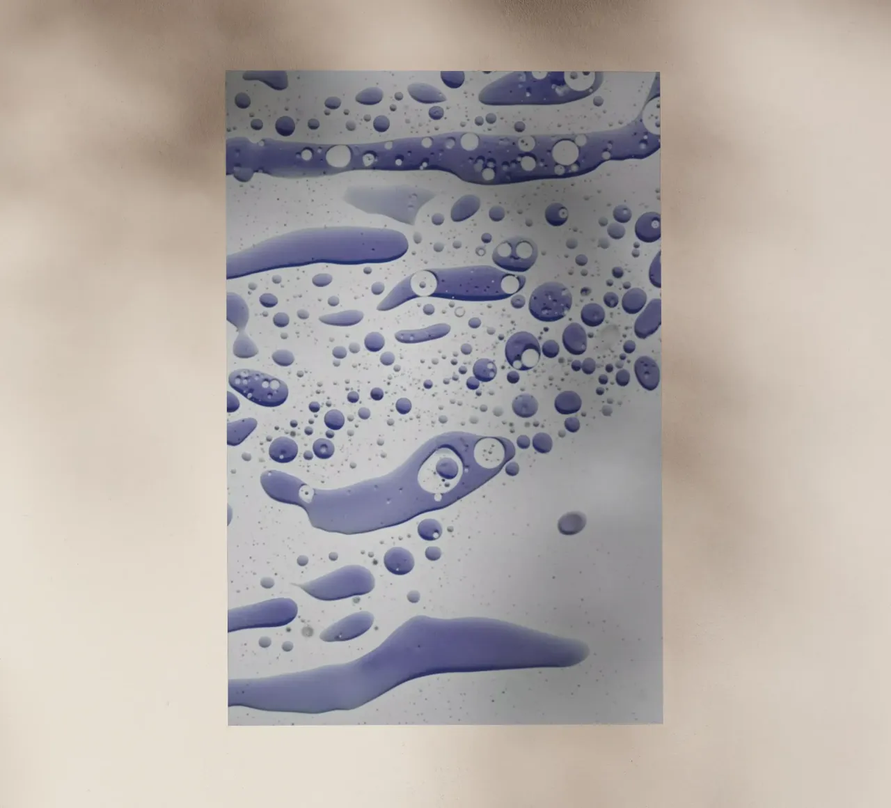 Abstract Color Confetti - Inky Blue pellicola backlit da Studio Nahili