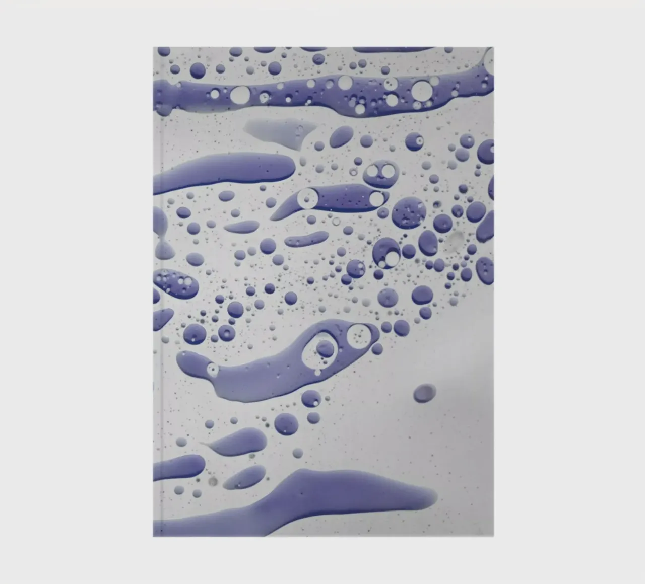 Abstract Color Confetti - Inky Blue notebook by Studio Nahili