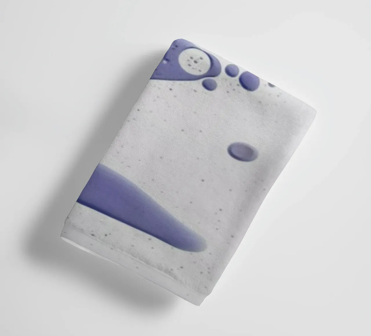 Abstract Color Confetti - Inky Blue asciugamano da bagno da Studio Nahili