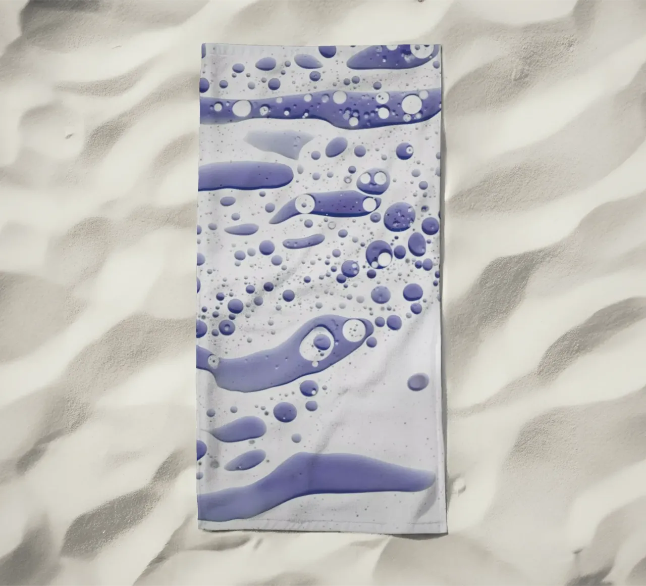 Abstract Color Confetti - Inky Blue telo mare da Studio Nahili