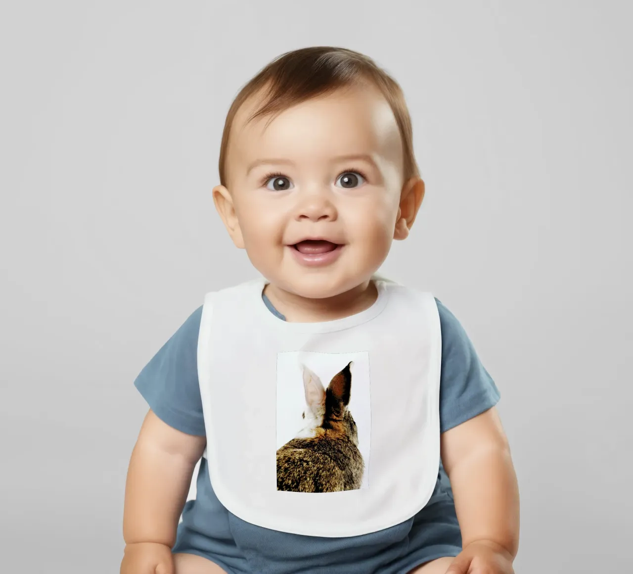 Bunny Ears bavaglino da Natural Kingdom