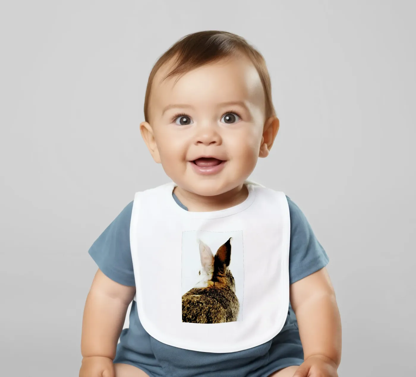 Bunny Ears bavaglino da Natural Kingdom