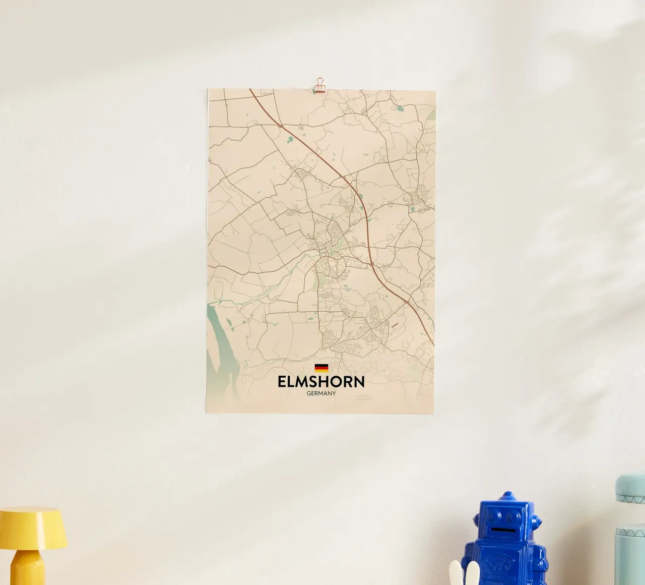 Elmshorn DE poster con telaio in plastica da Jacob W MICKELSON