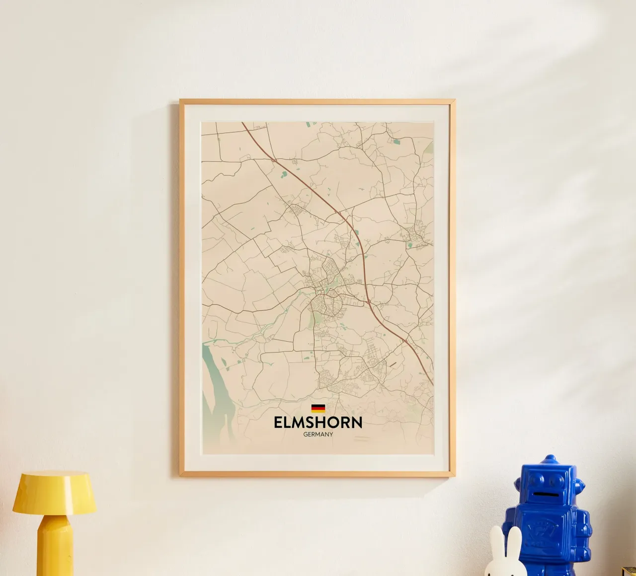 Elmshorn DE poster con telaio in plastica da Jacob W MICKELSON