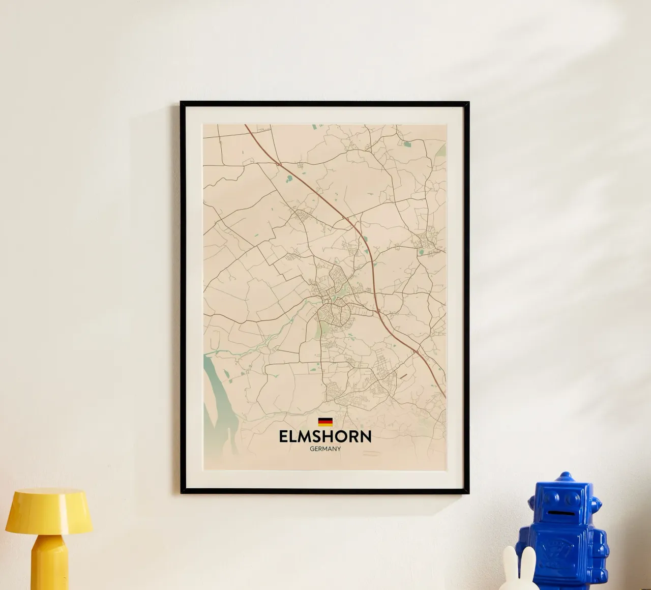Elmshorn DE poster con telaio in plastica da Jacob W MICKELSON