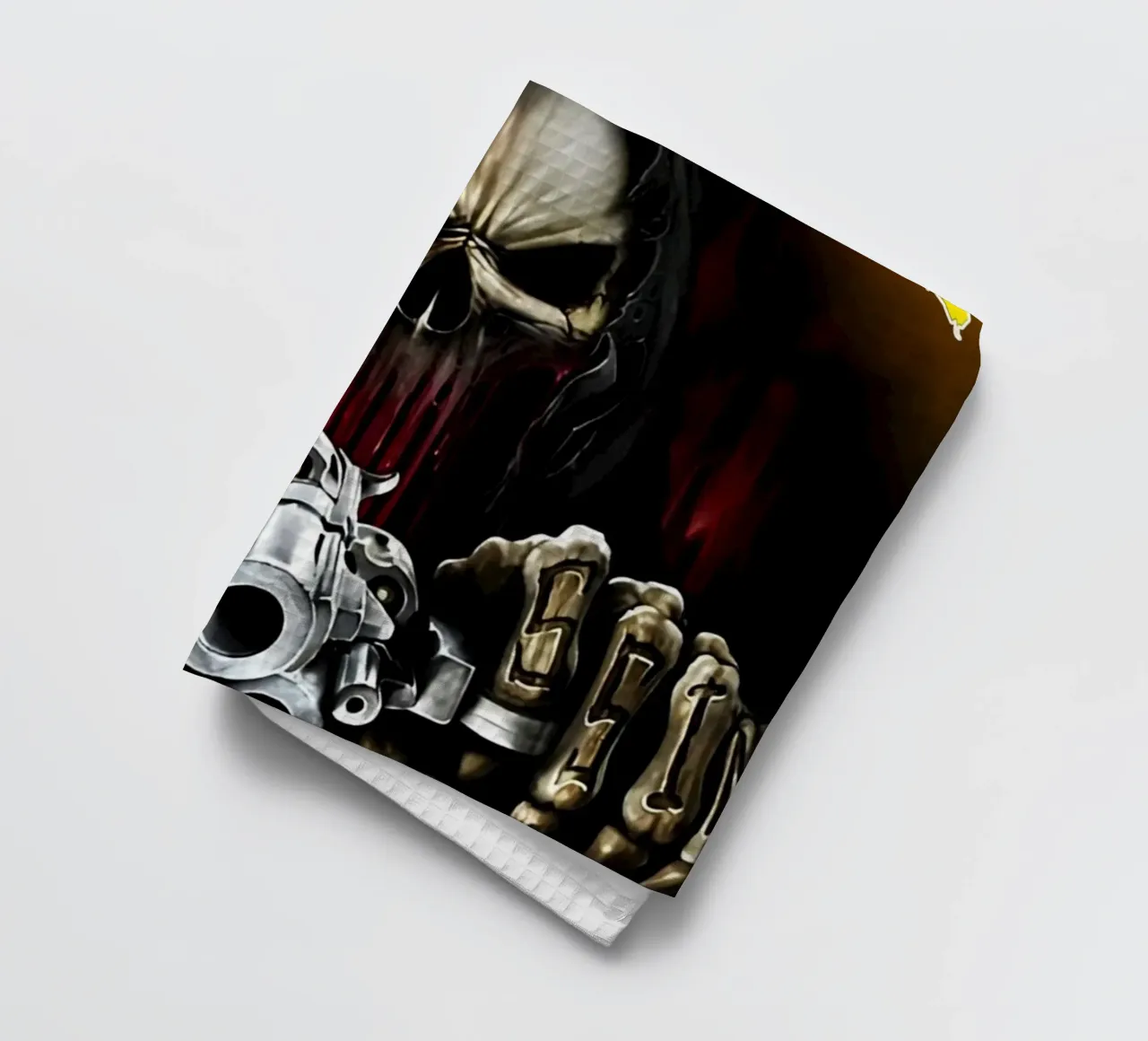 Nati per la merda costretti a pulireFunny Skeleton Art canovaccio da cucina da samaras