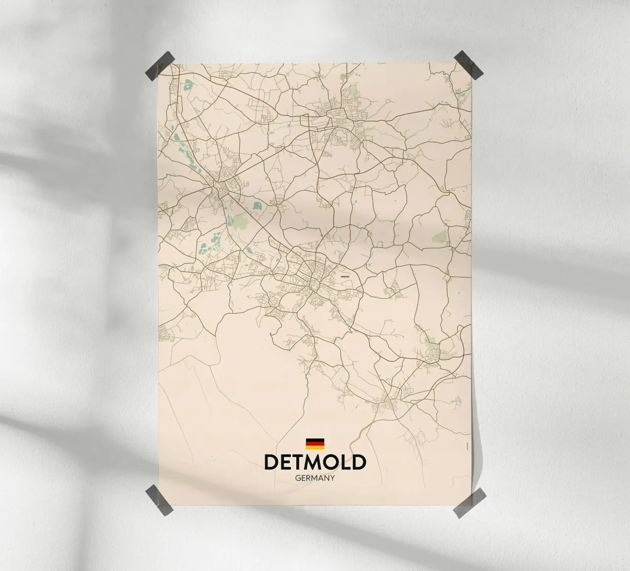 Detmold DE poster con telaio in alluminio da Jacob W MICKELSON