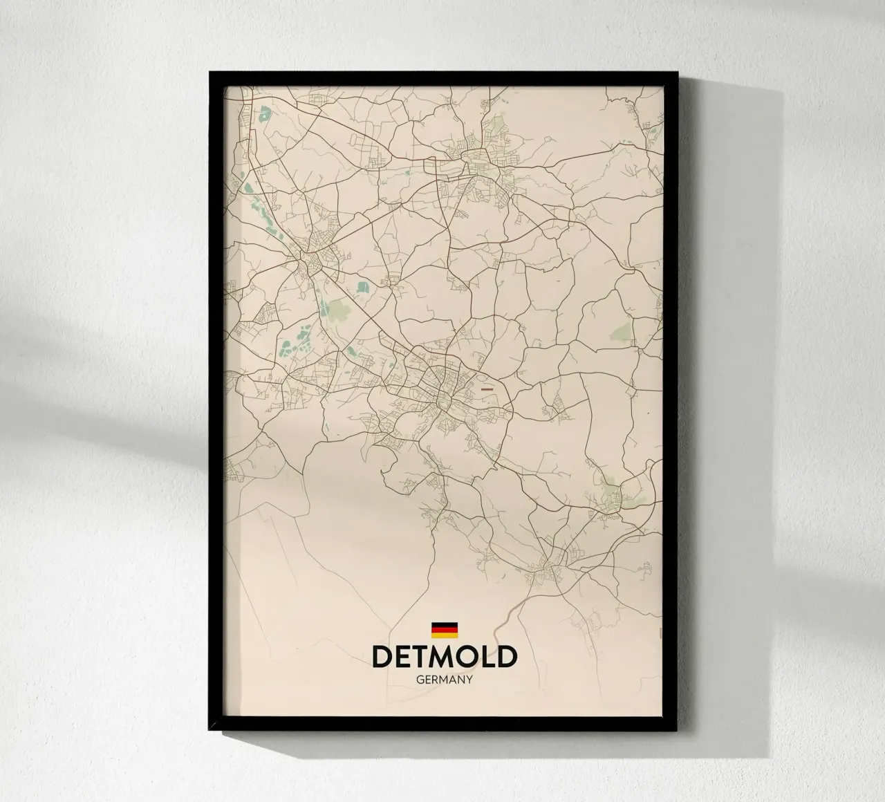 Detmold DE poster con telaio in alluminio da Jacob W MICKELSON