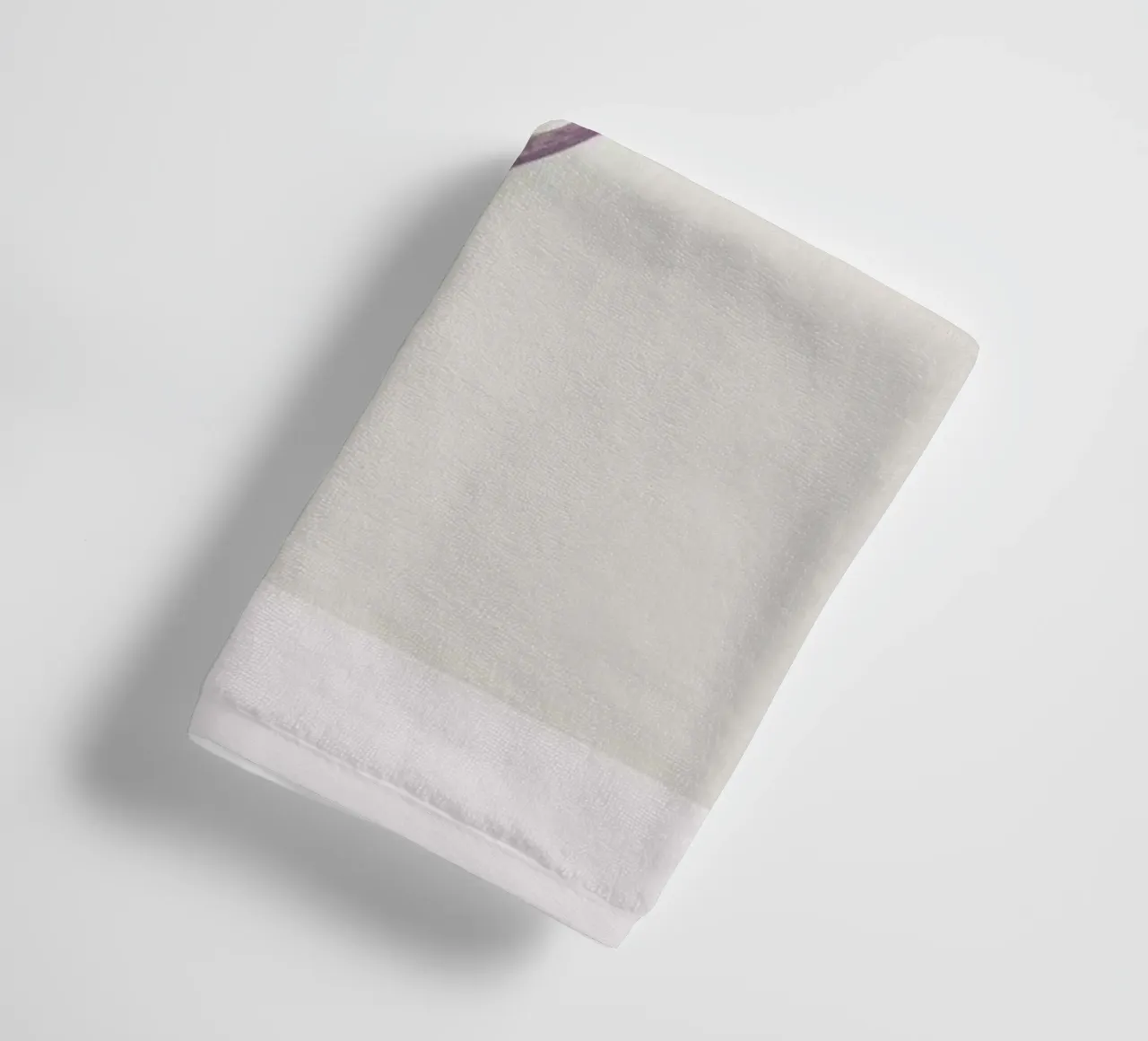 Yellow Little Flower III towel by Elena Veronese