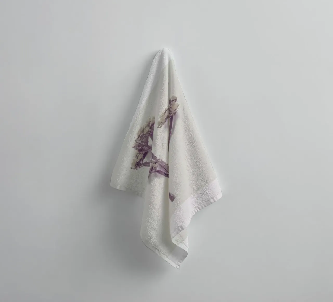 Yellow Little Flower III towel by Elena Veronese
