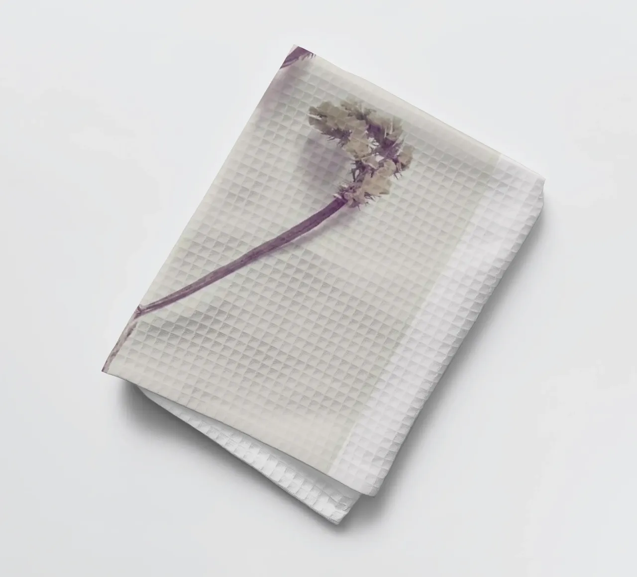 Yellow Little Flower III tea towel by Elena Veronese