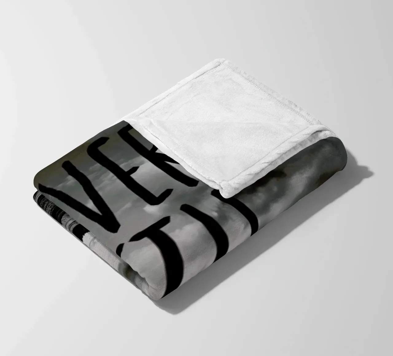 Never Settle coperta in pile da Leah Flores