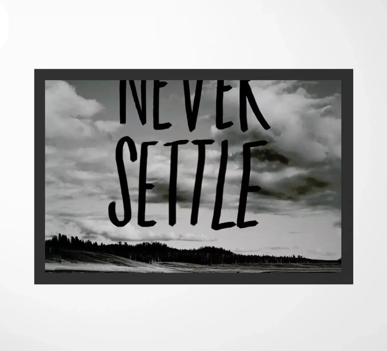 Never Settle zerbino da Leah Flores