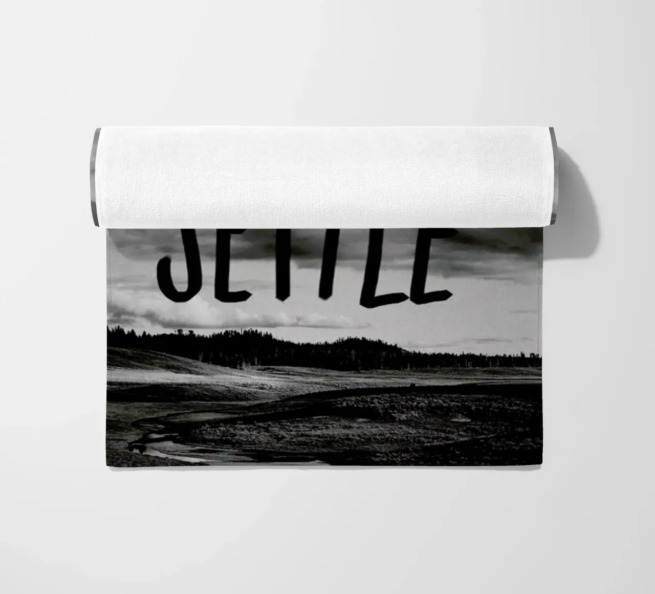 Never Settle telo mare da Leah Flores