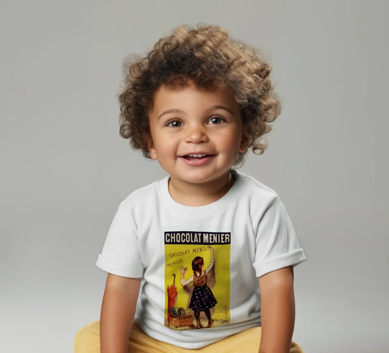 Poster for Chocolat Menier, Firmin Bouisset baby t-shirt van Artokoloro Quint Lox Ltd
