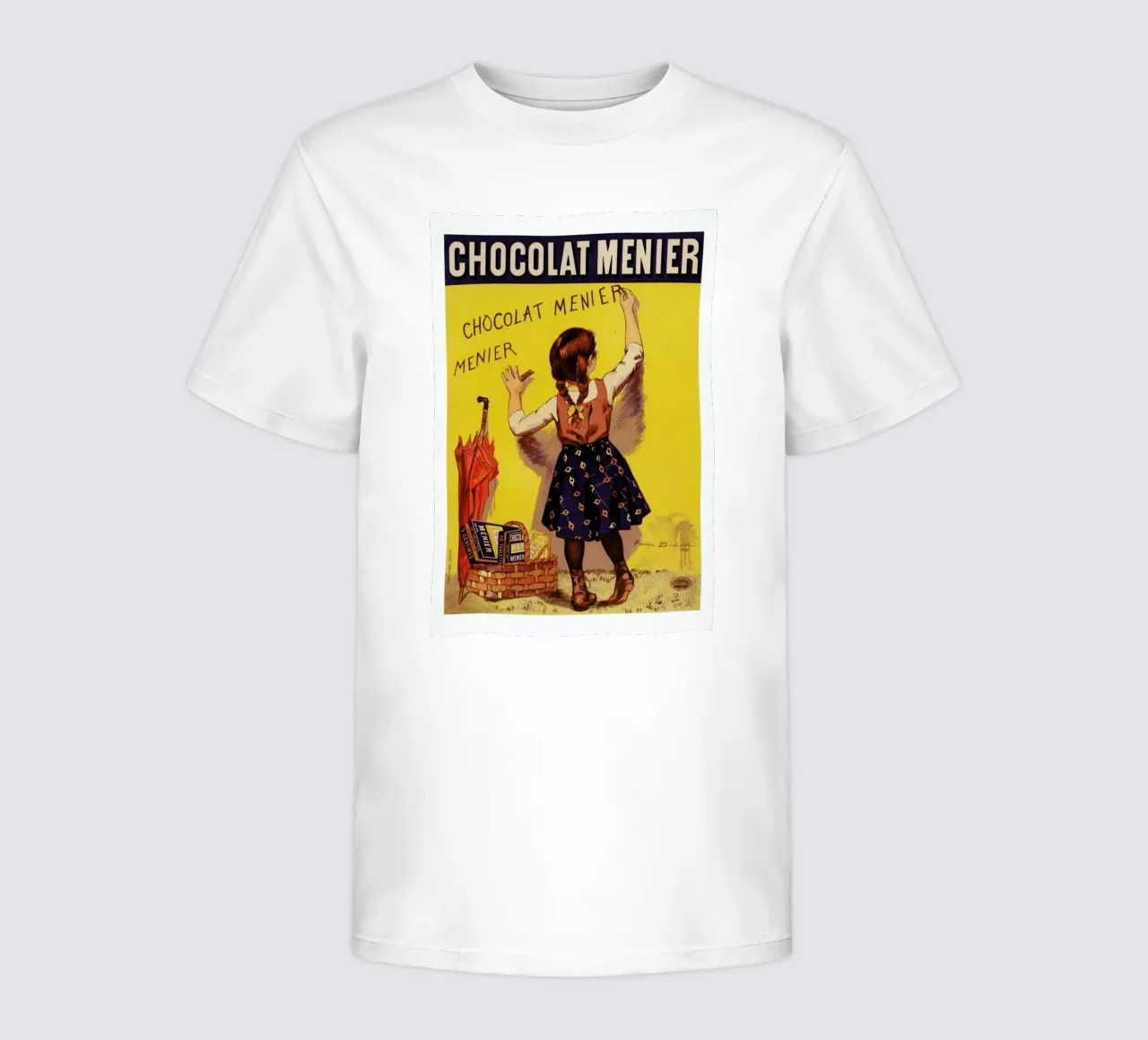 Poster for Chocolat Menier, Firmin Bouisset t-shirt bambini da Artokoloro Quint Lox Ltd