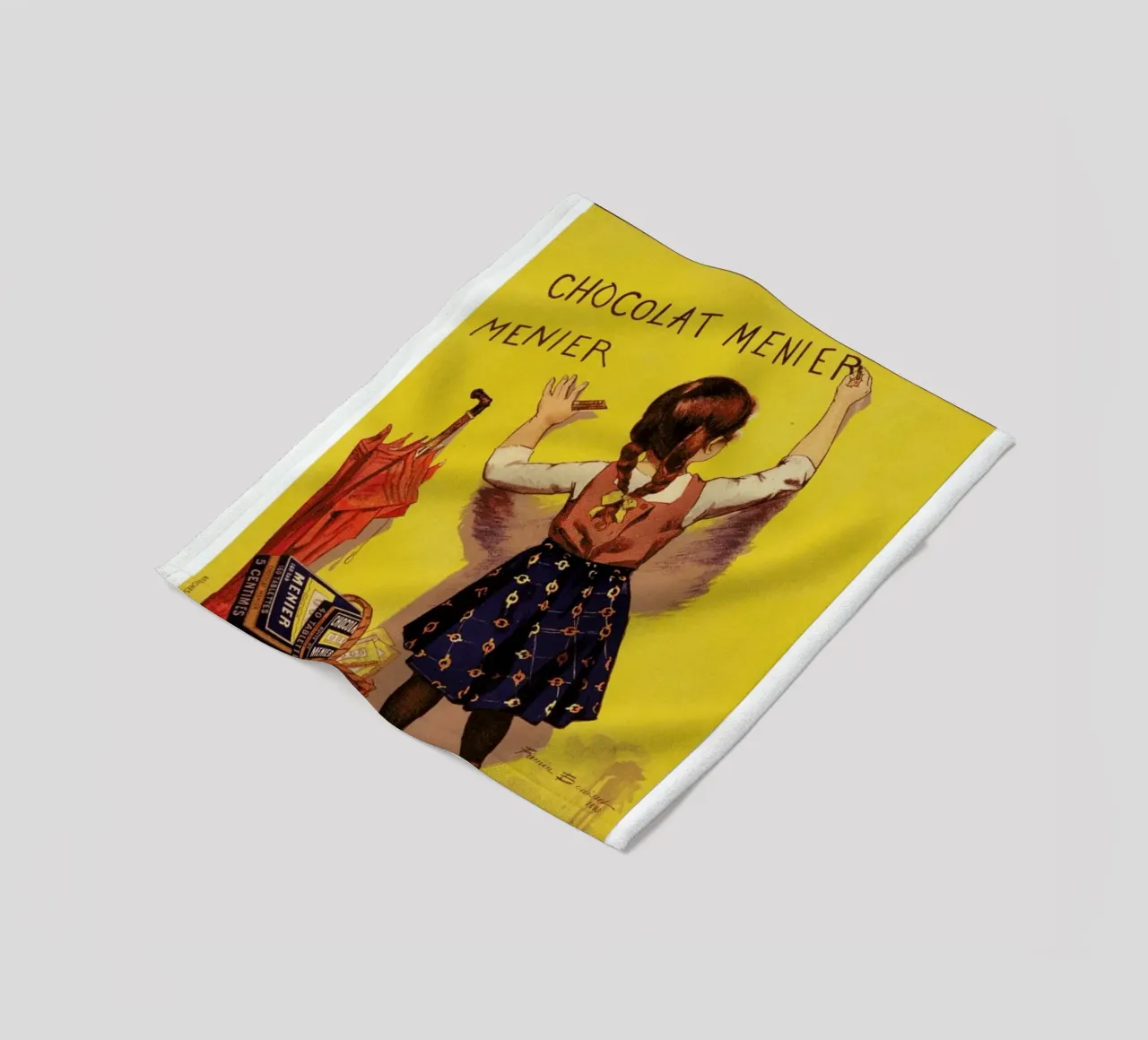 Poster for Chocolat Menier, Firmin Bouisset coperta in pile da Artokoloro Quint Lox Ltd