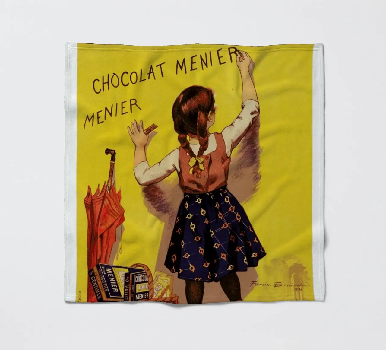 Poster for Chocolat Menier, Firmin Bouisset coperta in pile da Artokoloro Quint Lox Ltd