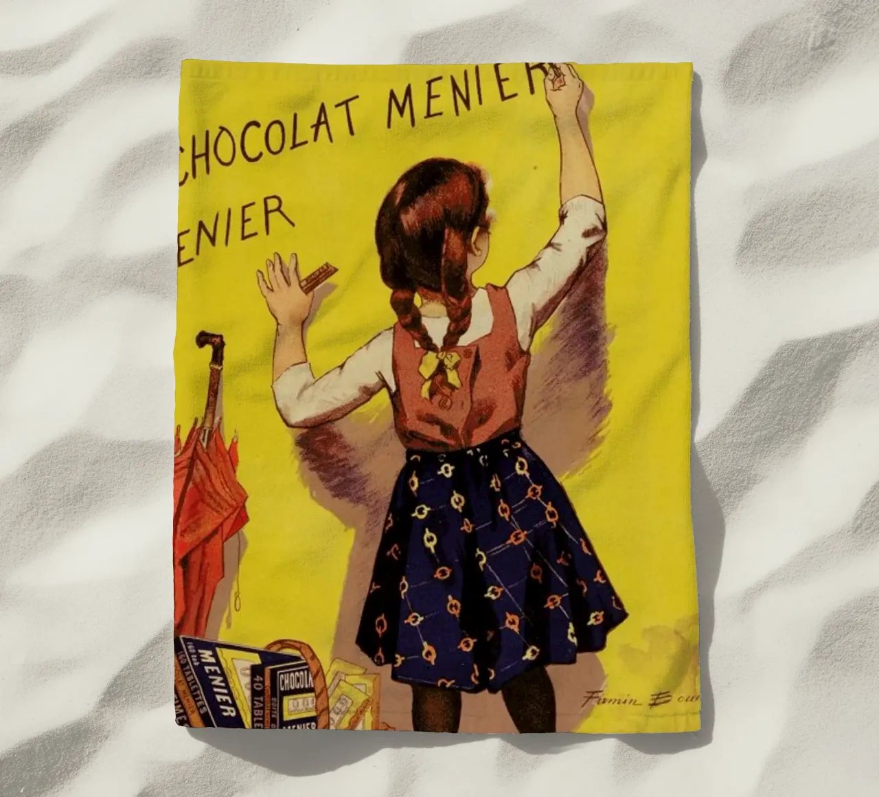 Poster for Chocolat Menier, Firmin Bouisset telo mare da Artokoloro Quint Lox Ltd
